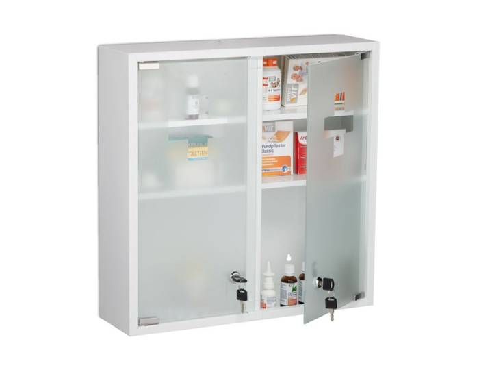 Relaxdays Armoire à pharmacie verrouillable