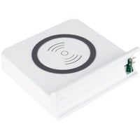 Qi Wireless Charging Pad 15 Watt rechts, Ladeschale weiß, für USB-Desktop-Schnellladestation PCA-D006W (rechte Seite)