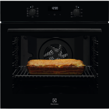 Electrolux OEF5H50Z Backofen 60cm schwarz 7Heizarten Versenkknebel AquaClean