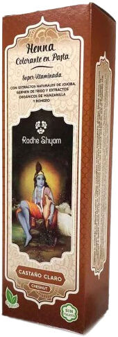 Radhe Shyam Henna-Paste 200 ml Castaño claro