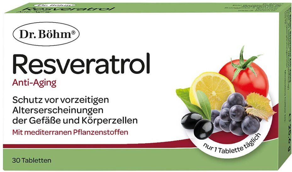 Dr. Böhm Resveratrol Anti Aging Dragees 30stk