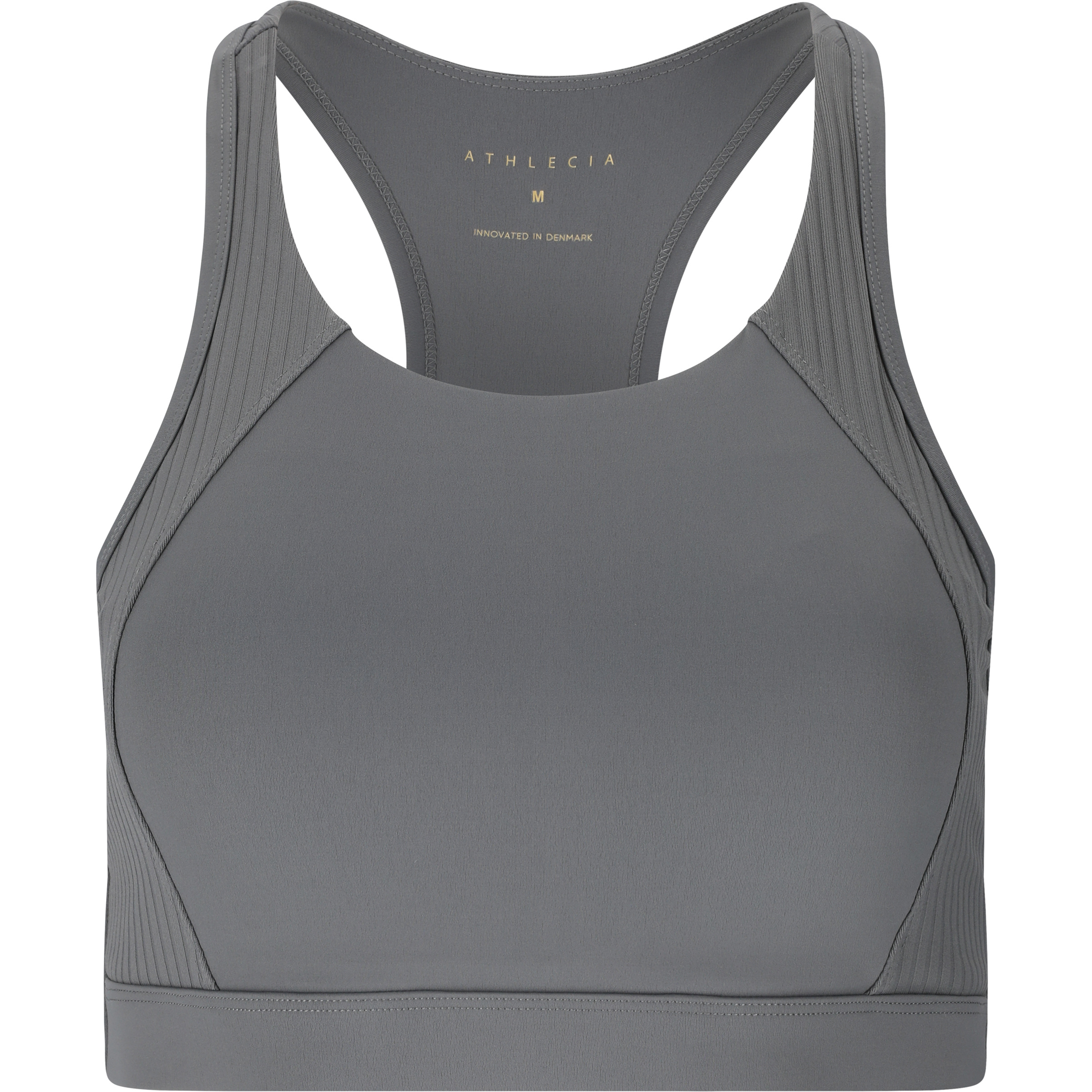 Athlecia Aliya Sport BH Damen Sport-BHs grau Größe L Yoga Hautfreundlich