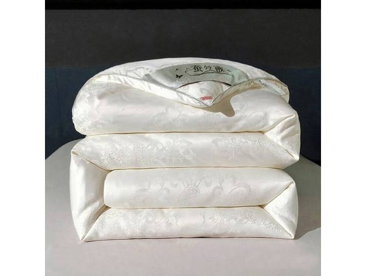 Couette de luxe 100 % soie naturelle, couette légère et respirante toutes saisons, couette portable en soie de mûrier pour chambre et hôtel