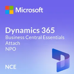 Microsoft Dynamics 365 Business Central Essentials Attach - NPO (NCE)