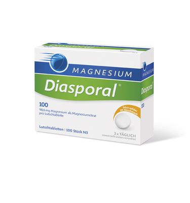 Protina Pharmazeutische GmbH MAGNESIUM DIASPORAL 100 Lutschtabletten 100 St 07274344