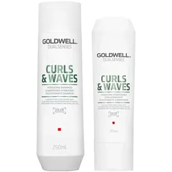450ml Goldwell Dualsenses Curls & Waves Set (Shampoo 250ml + Conditioner 200ml)