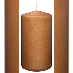 Wiedemann Kerzen Kerzen Pure Stone Caramel 130 x Ø 68 mm 4er Set