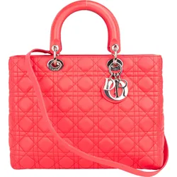 Christian Dior Christian Dior Quilted Leather Lady Dior Handbag Koffer24