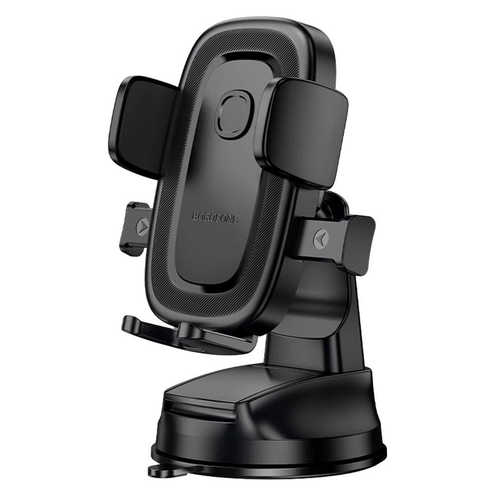 Borofone - Car Holder Follower (BH132) - for Windshield/Dashboard, 4.5-7.0inch - Black (62880812)