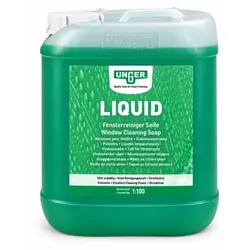Unger FR500 Fensterreiniger Liquid Konzentrat 5 L Fensterreinigungs-Seife, flüssig (1 : 100 Konzentrat)