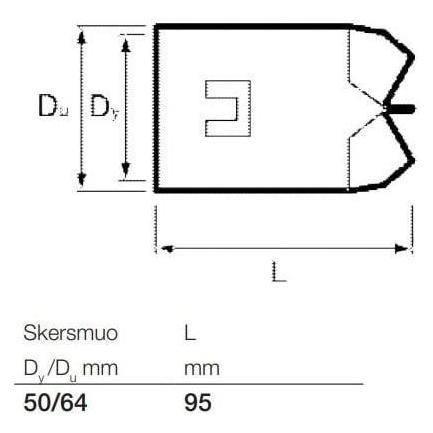 Wavin Drainage Plug D50 (3045174)