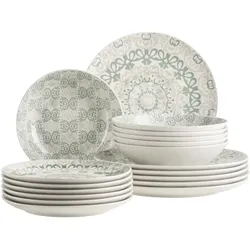Mäser Teller Set, Porzellan Ornea
