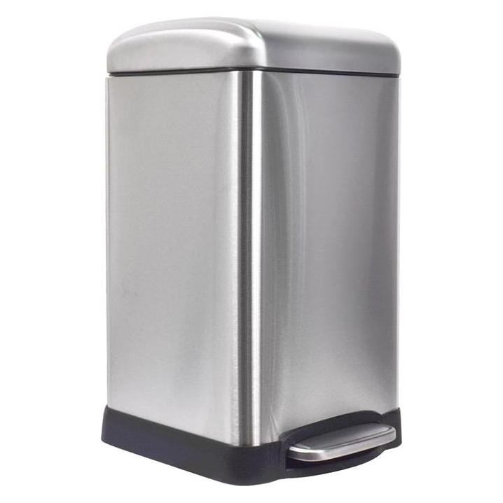 Perel Urban bin - 20 l - Square - Metal brush (20 l) (BIN-354135)
