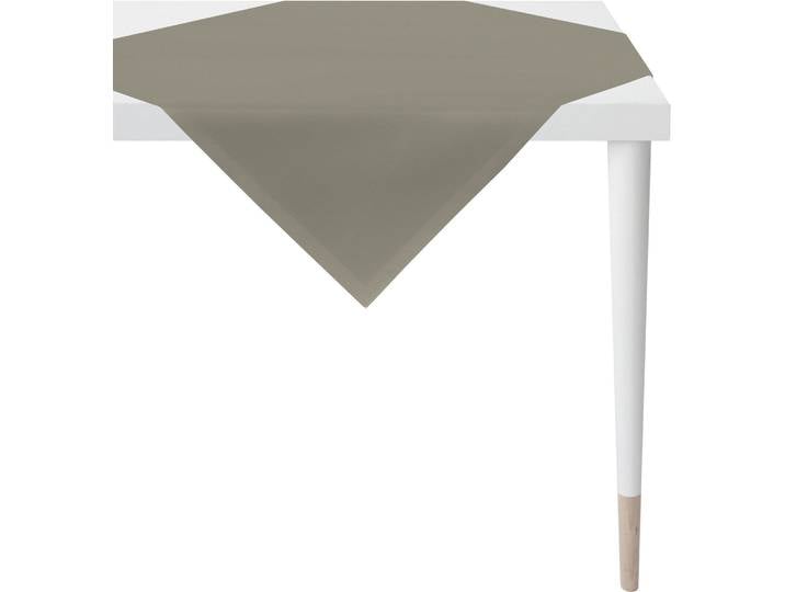Mitteldecke APELT 3900 Uni / OUTDOOR, Sommerdeko, Sommer , grau (dunkelgrau), B:85cm L:85cm, Polyacryl, Tischdecken, Mitteldecke, mit Fleckschutz