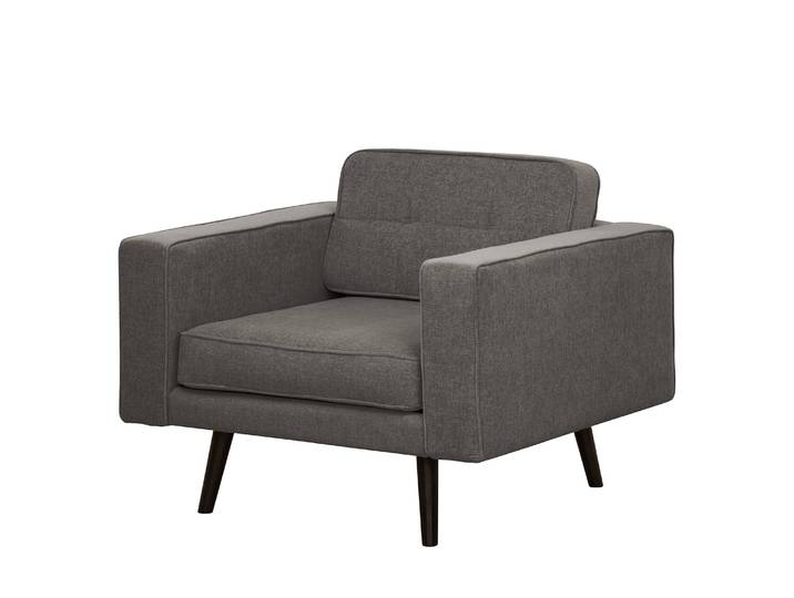 Fauteuil Vagnas I Gris/Gris Tissu Nere 86 x 82 x 76cm