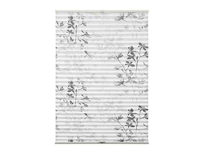 GARDINIA Bella Falt-Plissee ohne Bohren, Blickdicht, Weiß, 60 x 130 cm