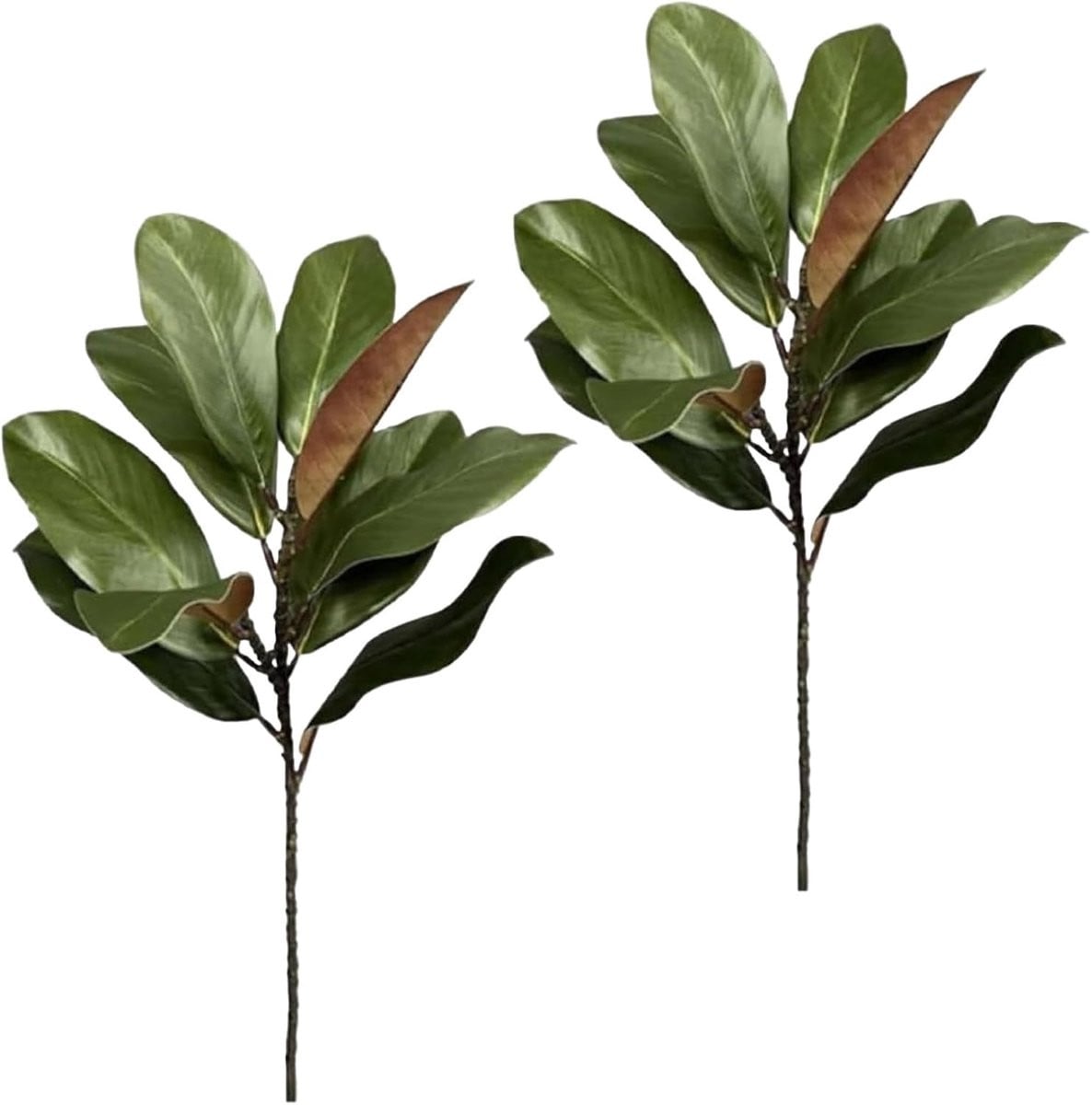 Kunstmatige magnolia-bladeren voor vaasdecoratie en bloemstukken, 55,9 cm