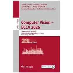Computer Vision – ECCV 2026, Fachbücher von Konrad Schindler, Paolo Favaro, Federico Tombari, Zuzana Kukelova, Atsuto Maki