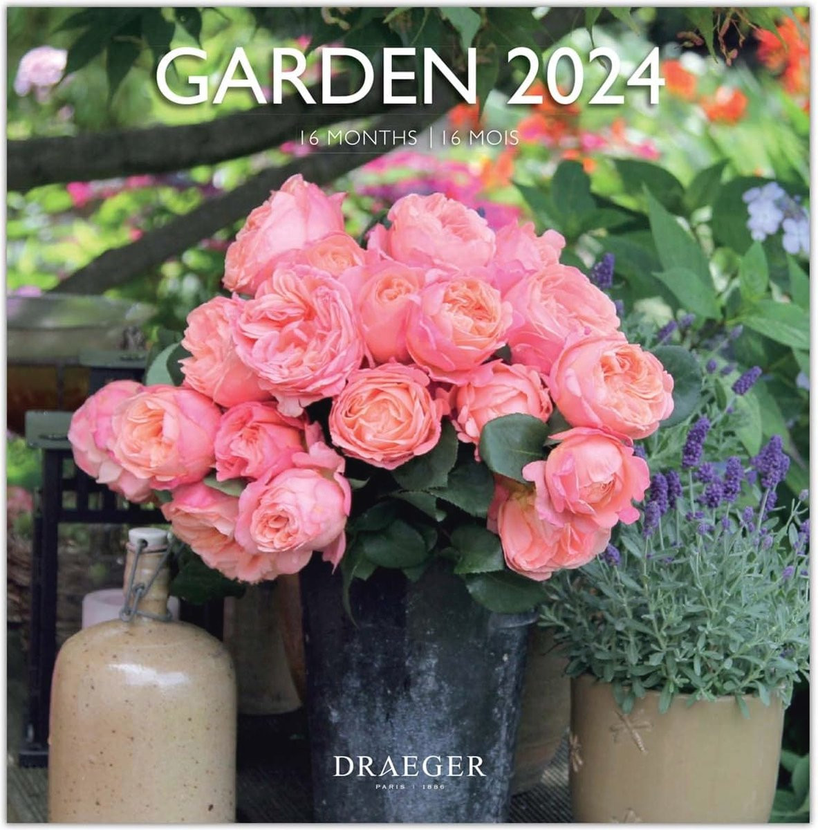 Grote Wandkalender 2024 met Natuurfoto's, 29 x 29 cm
