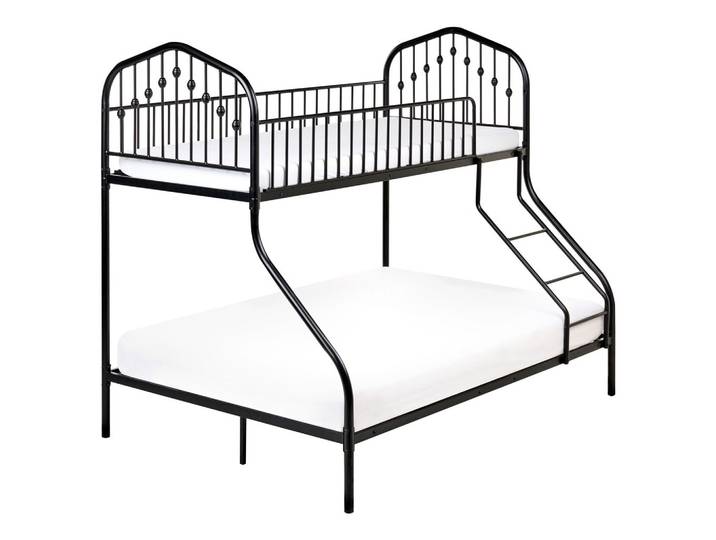 HOCHBETT 90-140/200 cm Schwarz Chamonix
