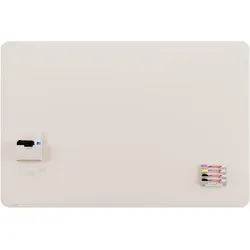 Legamaster, Präsentationstafel, Glasboard matte 7-104263 runde Ecke 100x150cm warm grey (150 x 100 cm)