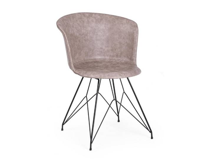 Feeling4Home Stuhl Loft, Beige/Schwarz