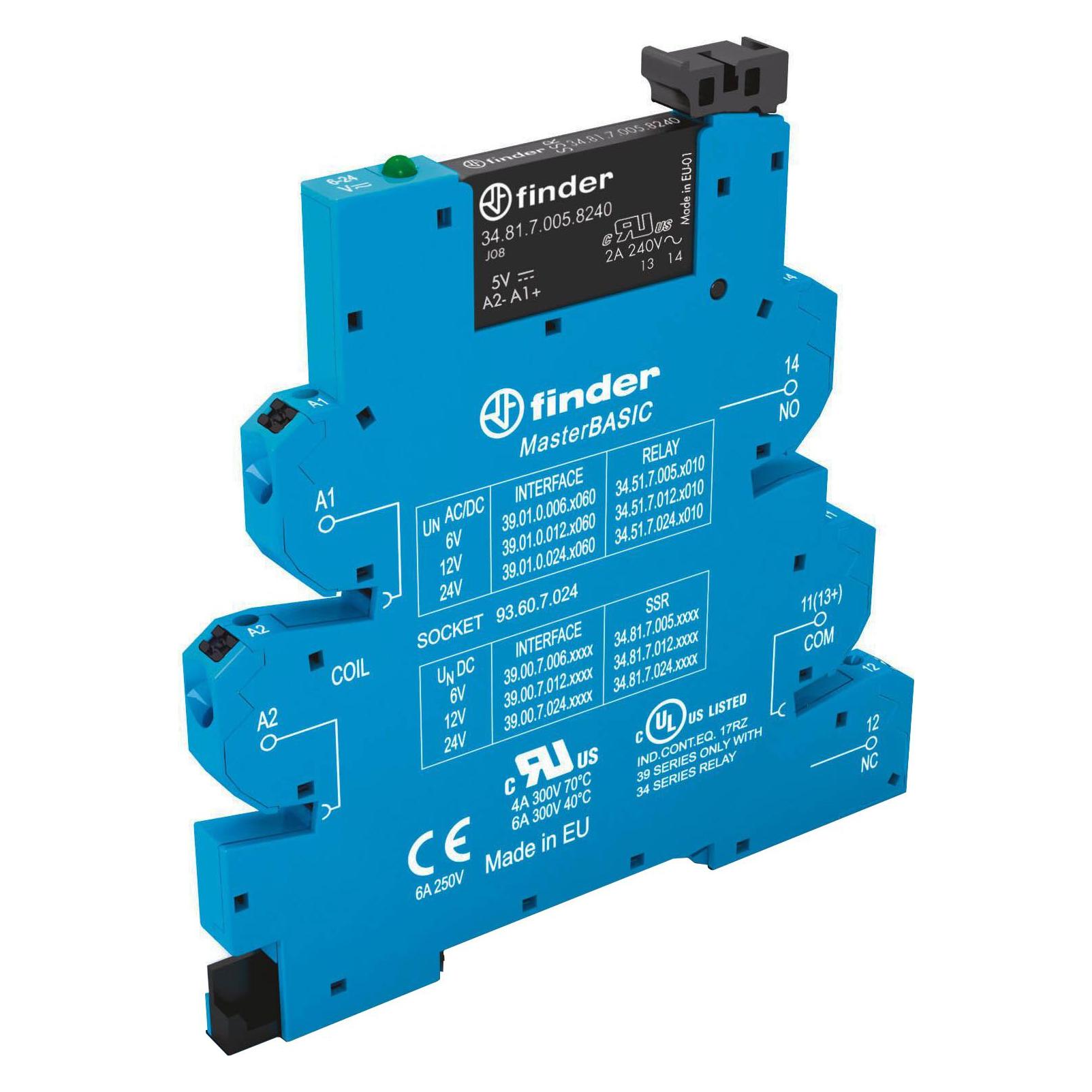Finder Solid State Relay; 2A-24VDC; 24VDC (39.00.7.024.9024)