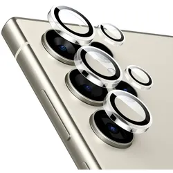 Crong Lens Ring - gehärtetes Glas für Kameraobjektiv Samsung Galaxy S24 Ultra (transparent)