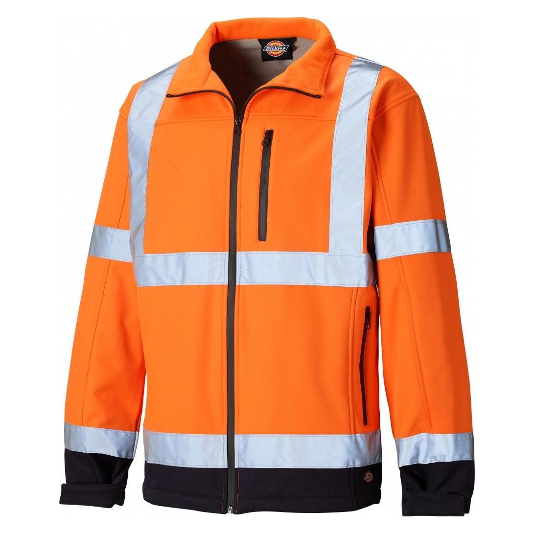 Dickies Warnschutz Softshelljacke wasserdicht (XXL) (SA4006.ORANV.XXL)