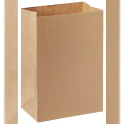 Duni Take-Away-Tasche ohne Henkel 180 x 110 x 265 mm, 500 Stk/Krt (1 x 500 Stk)