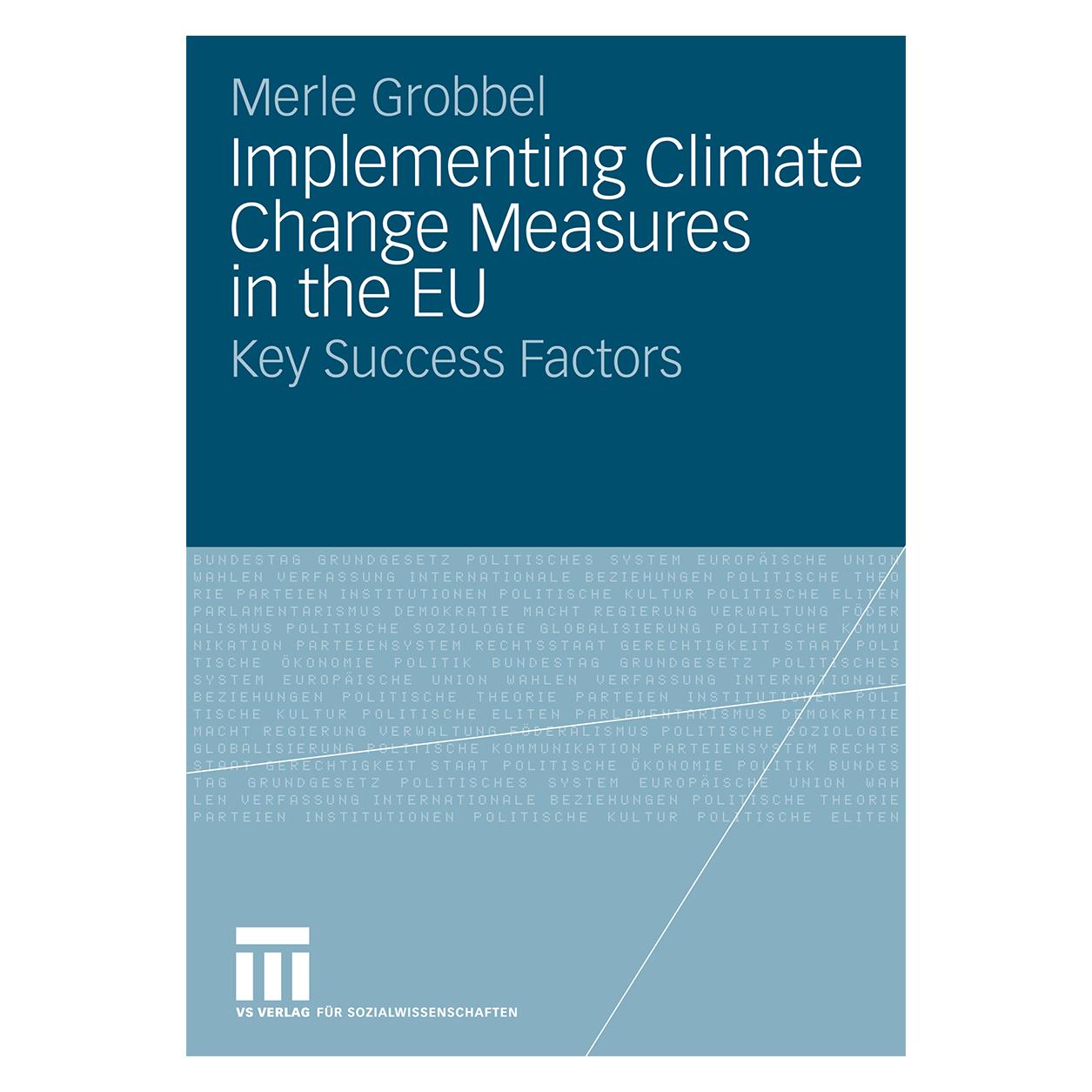 VS Implementing Climate Change Measures in the EU (Englisch, Softcover, Merle Grobbel) (55194067)