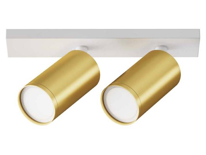 Maytoni Focus S Deckenleuchte, Deckenlampe 2x GU10 6x44cm Weiss / matt Gold