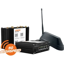 Selfsat MWR 5550 5G Cat 20 WLAN Router mit SHARK 5G Dachantenne schwarz bis 3,3 Gbps