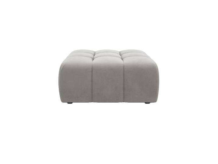 Design Sitzpouf „Hawaii“ Samt Silver chosen by Bloomingloft