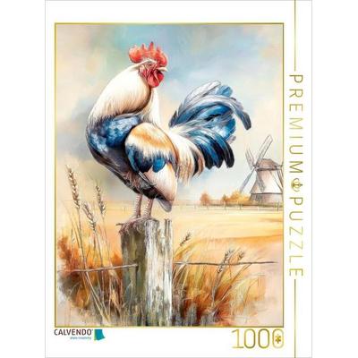CALVENDO Puzzle Ein stolzer Hahn darf nicht fehlen | 1000 Teile Lege-Größe 64x48cm Foto-Puzzle für glückliche Stunden, Sonstige von , Calvendo Puzzle