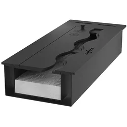 OutInFire SLIM BLACK BURNER – Schwarzer eingebauter Bioethanolbrenner – 500