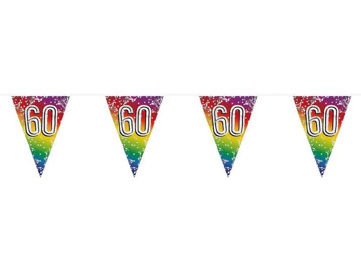 Boland - Folievlaggenlijn Rainbow '60' - 6 meter - Multi