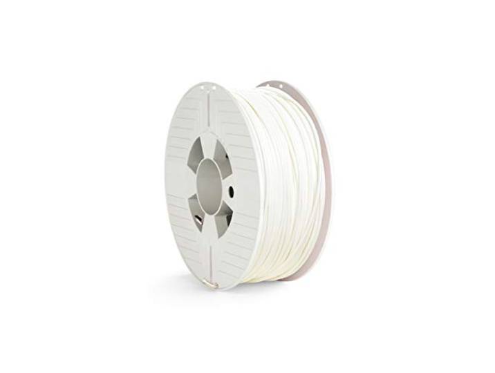 Verbatim PLA 3D Filament\, White 2\,85mm Diameter\, 1kg Reel\, 55328 (2\,85mm Diameter\, 1kg Reel PLA (Polylactic Acid) Filament\, Degradable Bioplastic)