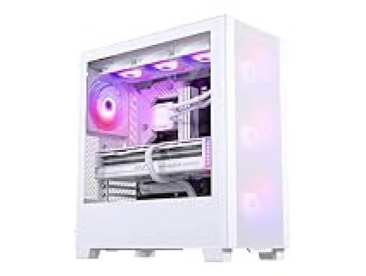 Phanteks XT Pro Ultra, Compatible Cartes mères avec connecteurs cachés, GPU 415 mm, 10 emplacements pour des Ventilateurs, Verre trempé, Blanc