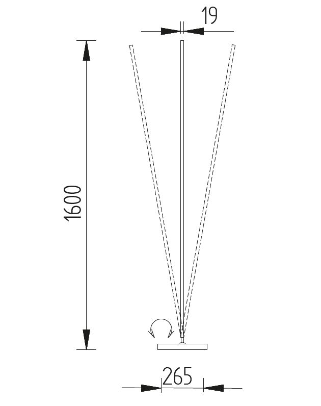 GKS Knapstein LED-Stehleuchte NORA Nickel 41.982.05 4250035828049
