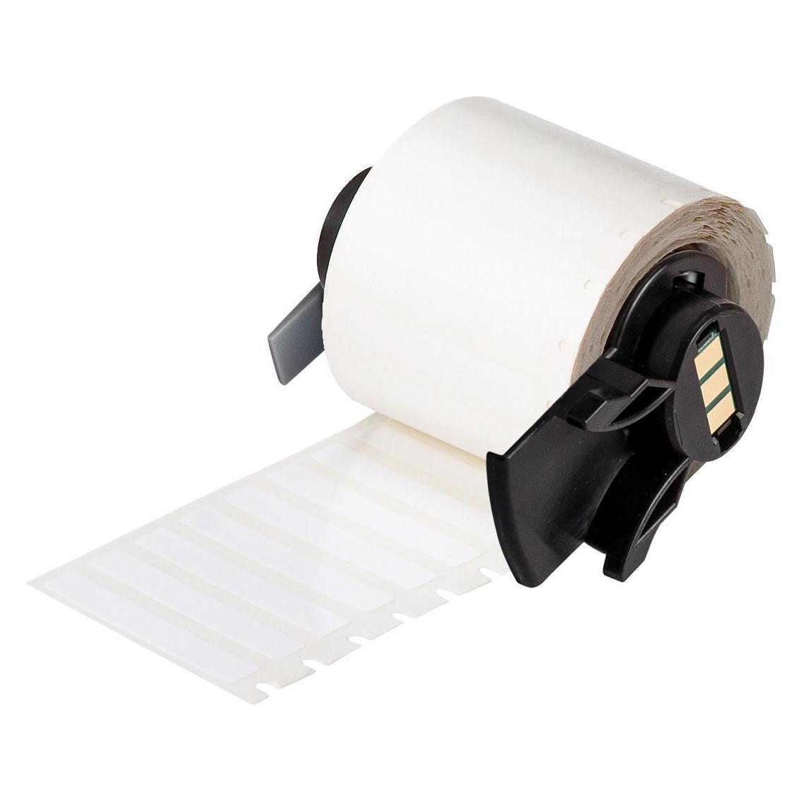 Brady M6-28-423, Polyester, Weiss, glänzend, 38.10 x 6.35 mm, permanent (750 E.) (46.02 mm) (M6-28-423)