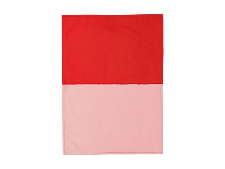 Arabia Vuokko torchon de cuisine Rose-rouge, 50x70 cm
