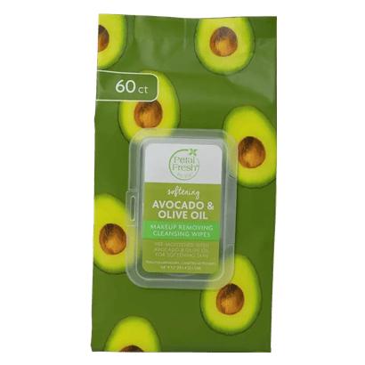 Petal Fresh - Pure Avocado & Olive Oil Makeup Removing Wipes (Reinigungstücher Gesicht) (PF70310)