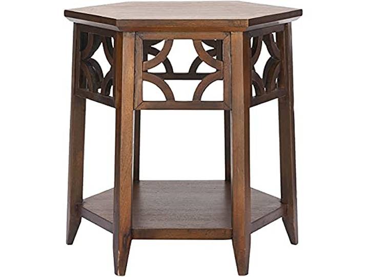 SAFAVIEH Aleix Beistelltisch, Holz, Braun,45 X 45 X 45.97 cm