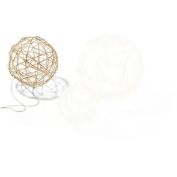 CLOUD Weihnachtskugel - klassiche Weihnachtsdeko Höhe 8 cm