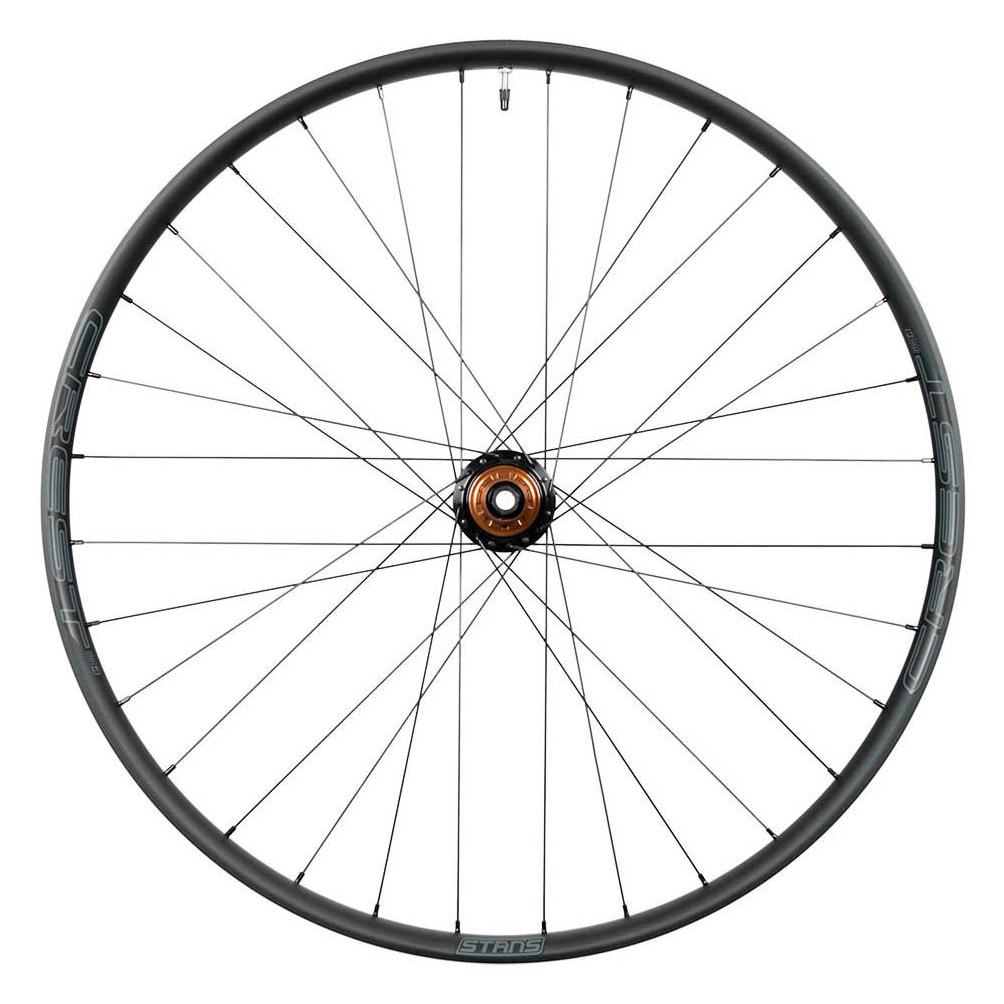 Notubes Unisex - Erwachsene Crest Mk4 Laufrad, Schwarz/Grau, 27.5" 12 x 100 mm (Vorderrad, 27.5") (DWC470002)