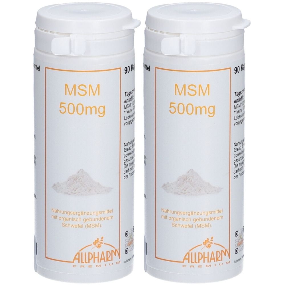 MSM Allpharm Premium Kapseln 2x 2x90 St
