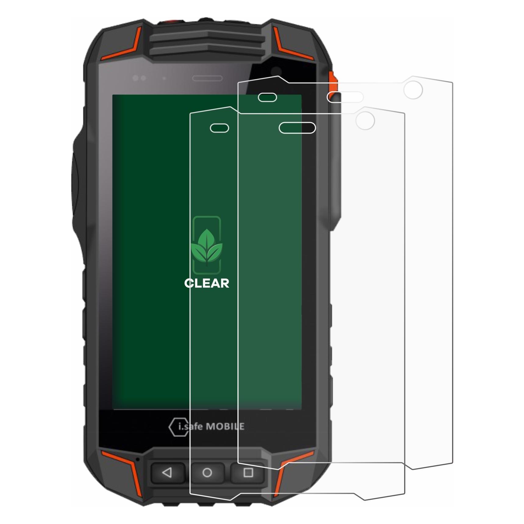 ScreenLeaf Schutzfolie für i.safe MOBILE IS530.1 Displayschutz Display Schutz Folie Klar Transparent (i.safe Mobile IS530.1) (6139890)