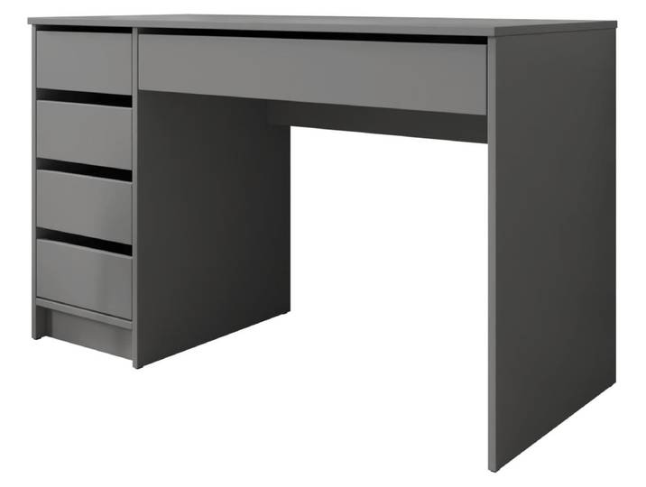 MIRJAN24 Schreibtisch / Schminktisch Ada, Elegante Kosmetiktisch, Frisiertisch, Modern Schlafzimmer (Anthrazit)