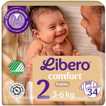 Libero Comfort T2 3-6 kg 34 un